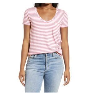 Caslon Rounded V-Neck T-Shirt